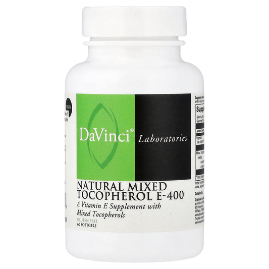 DaVinci Laboratories Natural Mixed Tocopherol E-400 60 Softgels