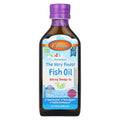 Carlson Kid's Norwegian Fish Oil Natural Mixed Berry 800 mg, 200 ml (6.7 fl oz)