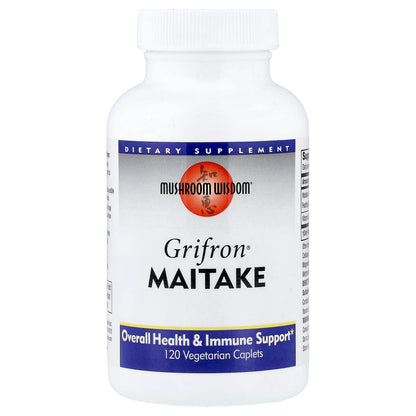 Mushroom Wisdom Grifron Maitake 120 Vegetarian Caplets