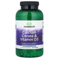 Swanson Vitamins Calcium Citrate & Vitamin D3, 250 Tablets