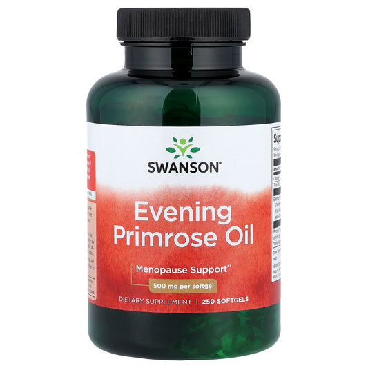 Swanson Vitamins Evening Primrose Oil, 250 Softgels (500 mg Each)