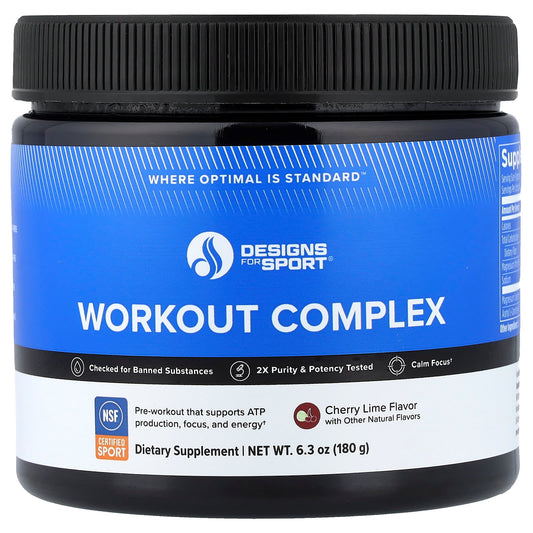 Designs For Health Designs For Sport Workout Complex, Cherry Lime, 180 g