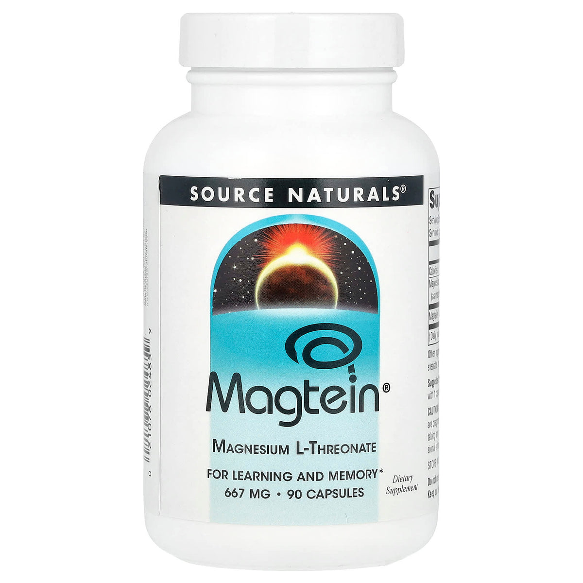 Source Naturals Magtein Magnesium L-Threonate, 90 Capsules