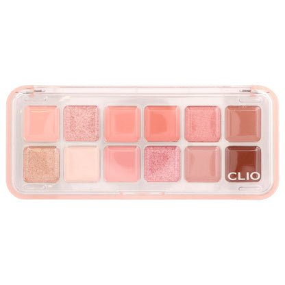Clio Pro Eye Palette Air 09 Peach Mate Apple 12 Colours
