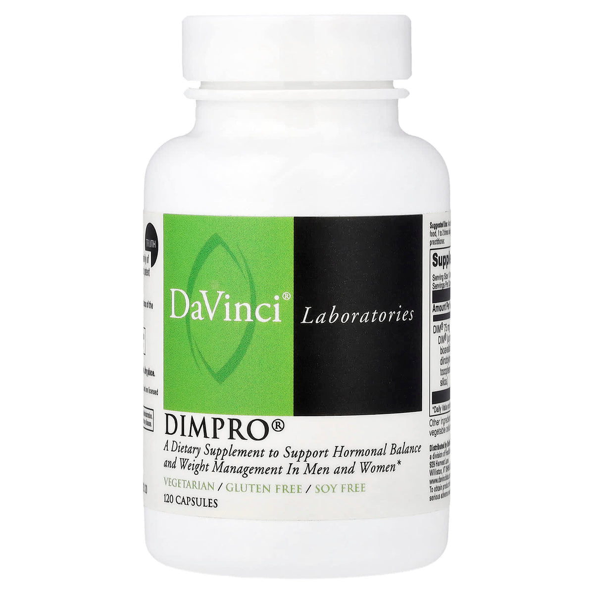 DaVinci Laboratories Dimpro 75 mg 120 Capsules — product view
