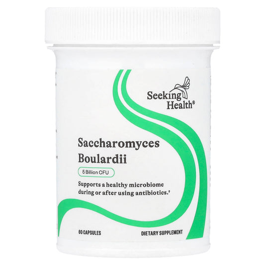 Seeking Health Saccharomyces Boulardii 5 Billion CFU, 60 Capsules