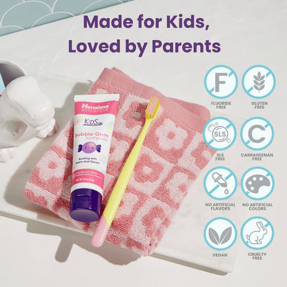 Himalaya Botanique Kids Toothpaste, Bubble Gum, 113 g - view 5