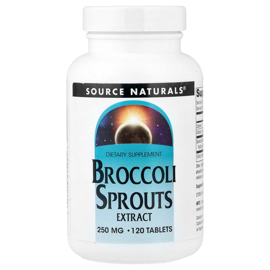 Source Naturals Broccoli Sprouts Extract, 250 mg, 120 Tablets