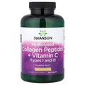 Swanson Hydrolyzed Collagen Peptides + Vitamin C, 250 Tablets