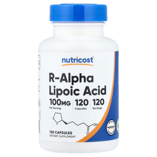 Nutricost R-Alpha Lipoic Acid 100 mg, 120 Capsules