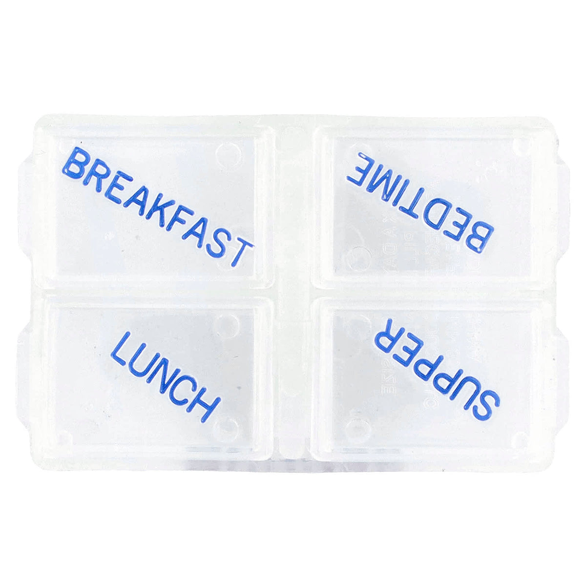 Ezy Dose Weekly Pill Planner, 4 Times a Day with Pop-Outs, 1 Count - view 4