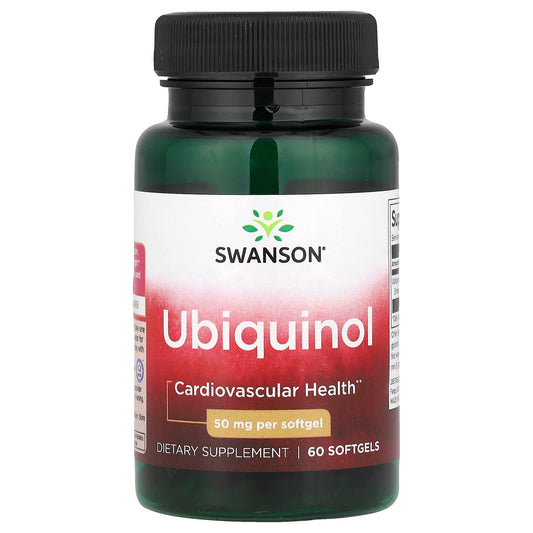 Swanson Vitamins Ubiquinol 50 mg 60 Softgels