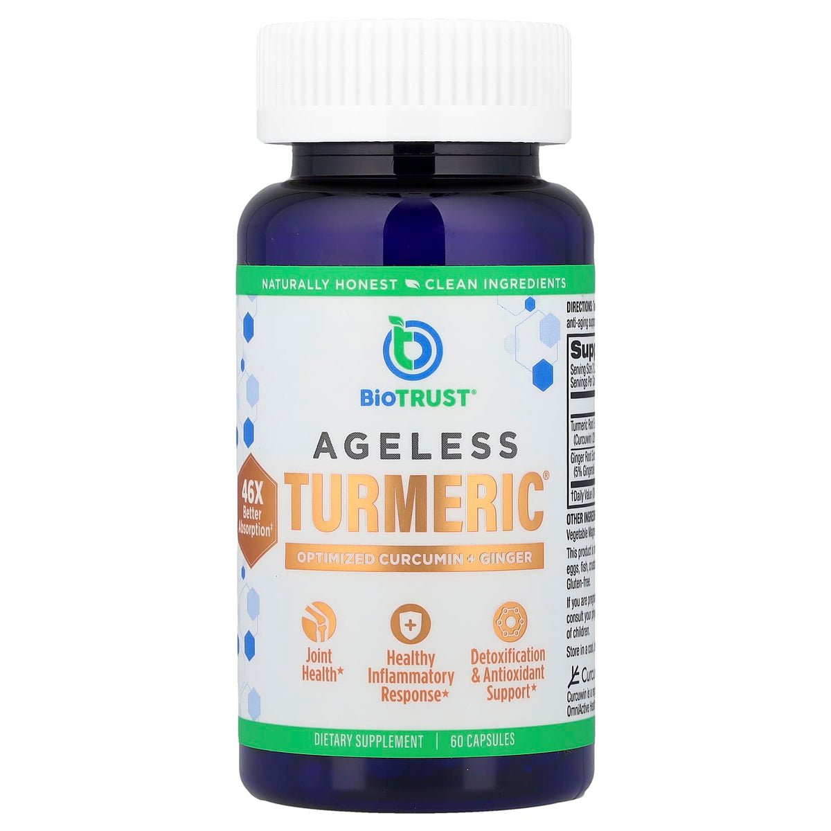 BioTRUST Ageless Turmeric, 60 Capsules