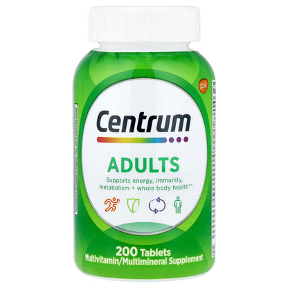 Centrum Adults Multivitamin, 200 Tablets