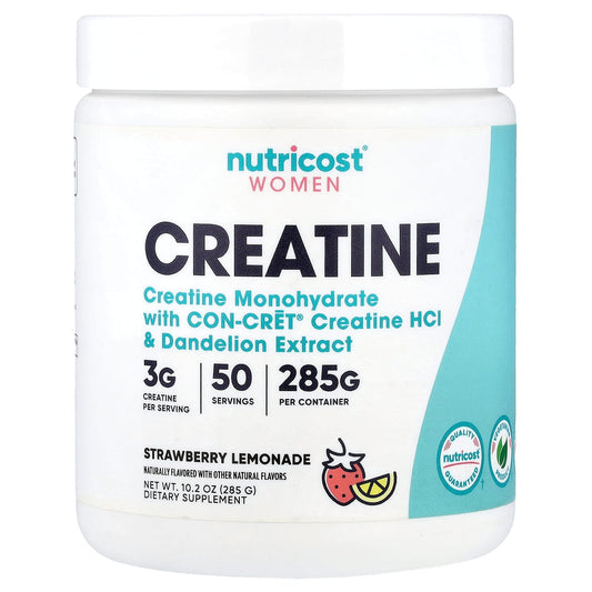 Nutricost Women's Creatine, Strawberry Lemonade, 285 g (10.2 oz)