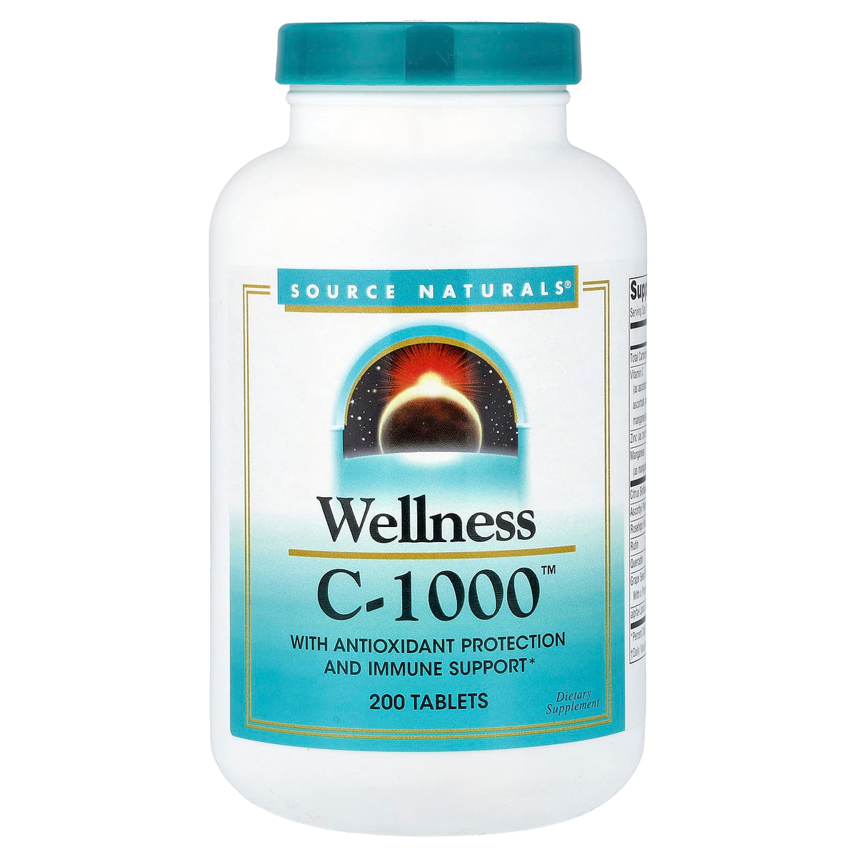 Source Naturals Wellness C-1000 Vitamin C 200 Tablets
