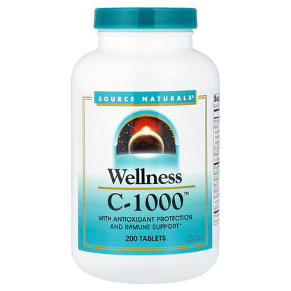 Source Naturals Wellness C-1000 Vitamin C 200 Tablets