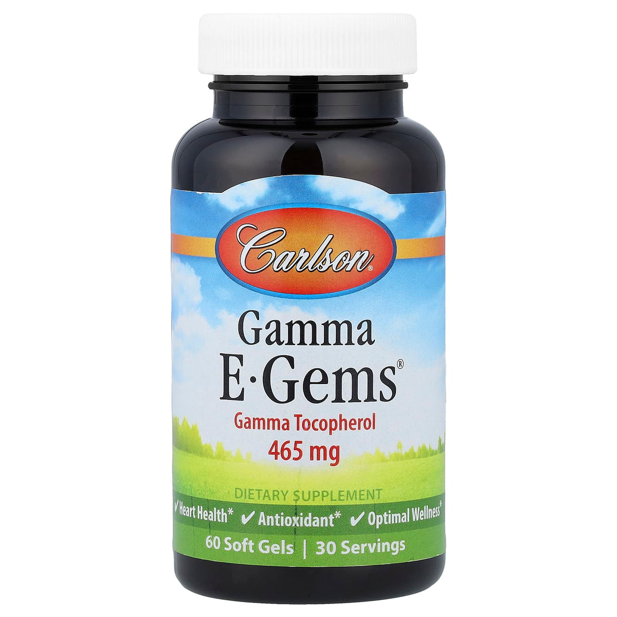 Carlson Gamma E-Gems, 60 Soft Gels — product view