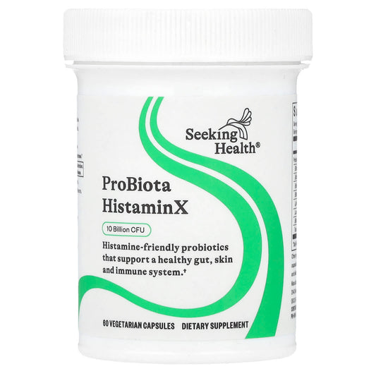 Seeking Health ProBiota HistaminX, 10 Billion CFU, 60 Vegetarian Capsules