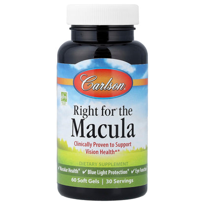 Carlson Right for the Macula, 60 Soft Gels