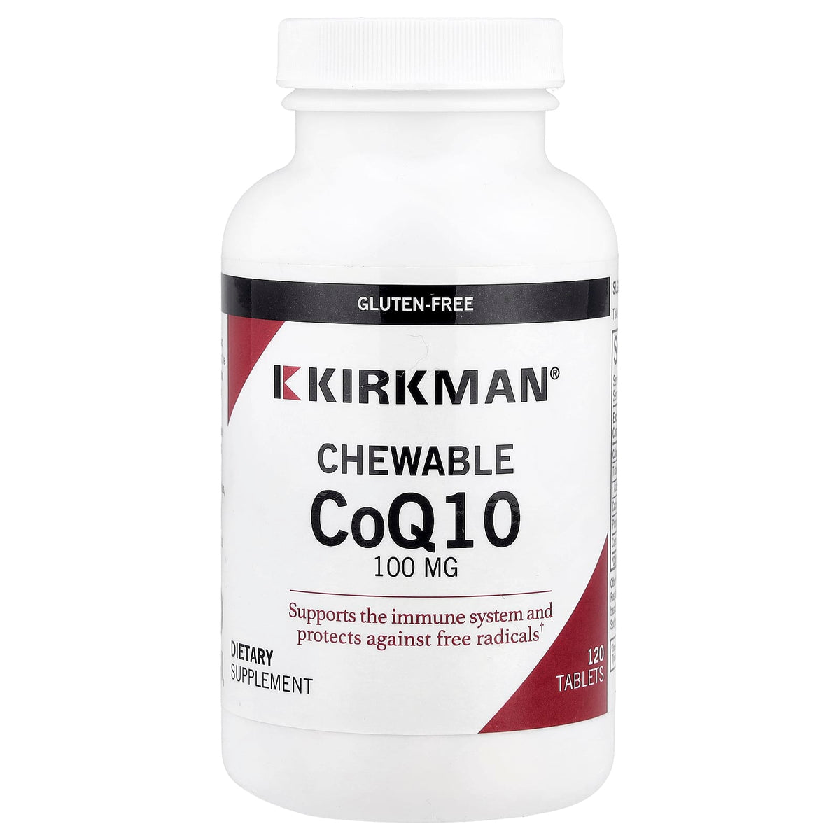 Kirkman Labs Chewable CoQ10, 120 Tablets — product view