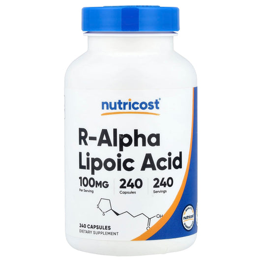 Nutricost R-Alpha Lipoic Acid 100 mg, 240 Capsules