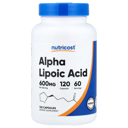 Nutricost Alpha Lipoic Acid, 300 mg per Capsule, 120 Capsules