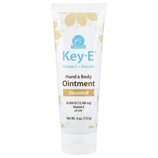 Carlson Key-E Hand & Body Ointment Unscented 113 g (4 oz)