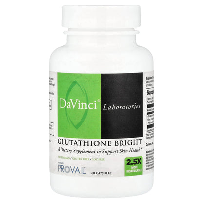 DaVinci Laboratories Glutathione Bright 60 Capsules (200 mg per Capsule)