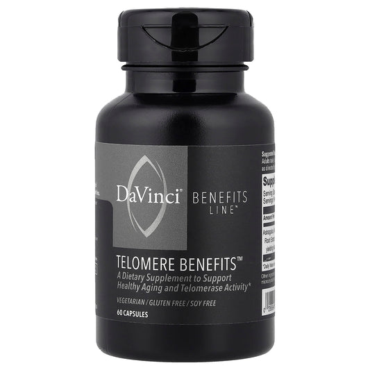 DaVinci Laboratories Benefits Line Telomere Benefits 60 Capsules (250 mg)