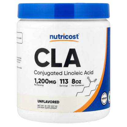 Nutricost CLA Powder Unflavoured 227 g (8.1 oz)