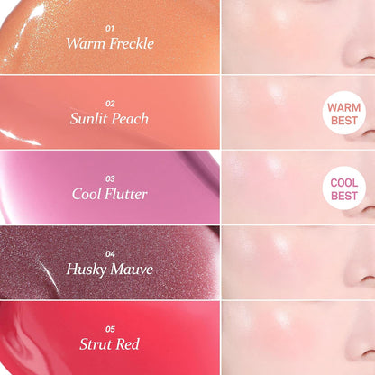 Hince Dewy Liquid Cheek LC003 Cool Flutter, 6 ml - view 5