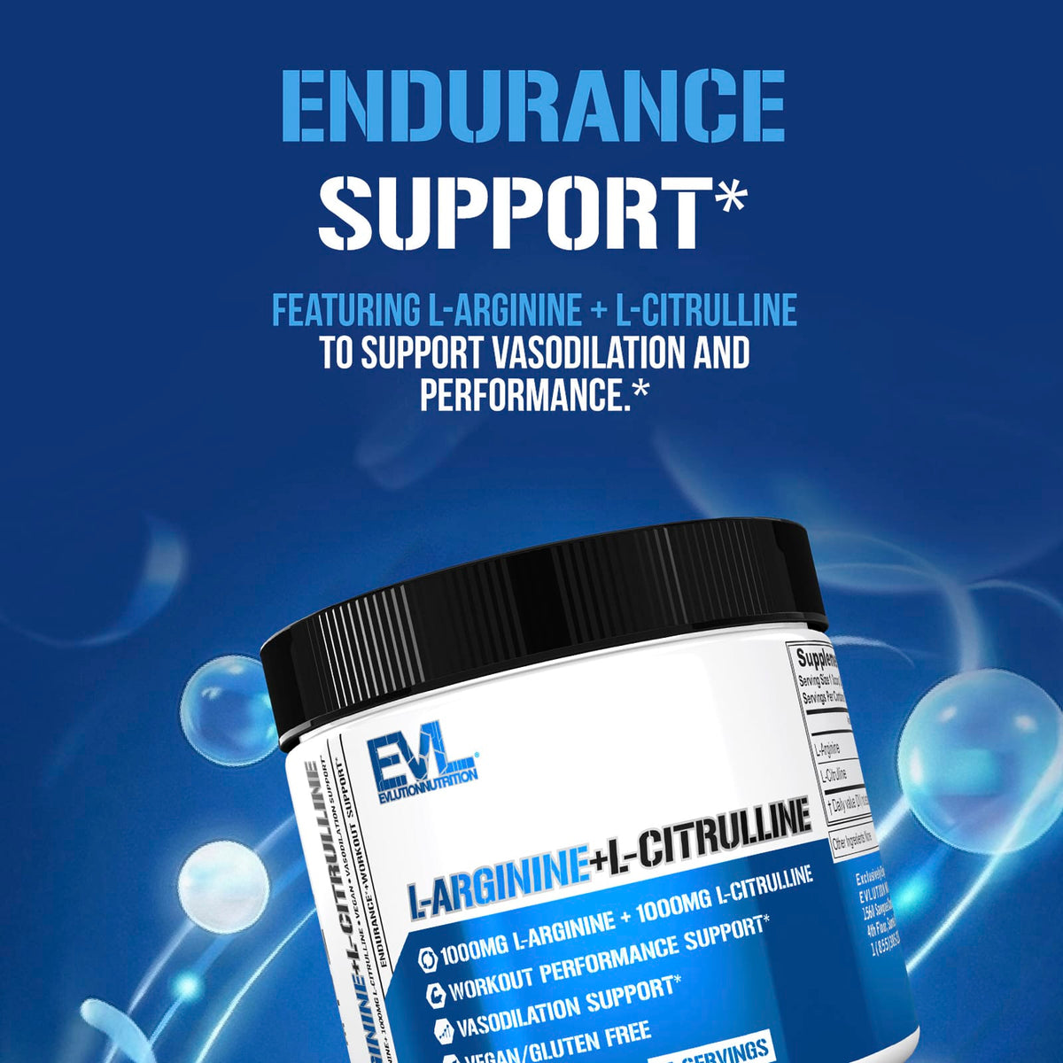 EVLution Nutrition L-Arginine + L-Citrulline, Unflavoured, 150 g (5.29 oz) - view 4