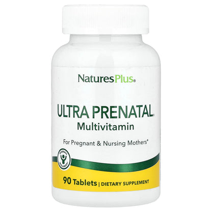 NaturesPlus Ultra Prenatal Multivitamin, 90 Tablets