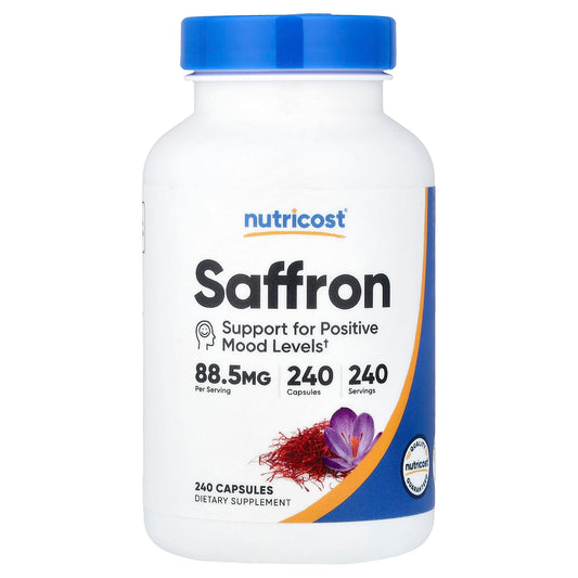 Nutricost Saffron 88.5 mg, 240 Capsules