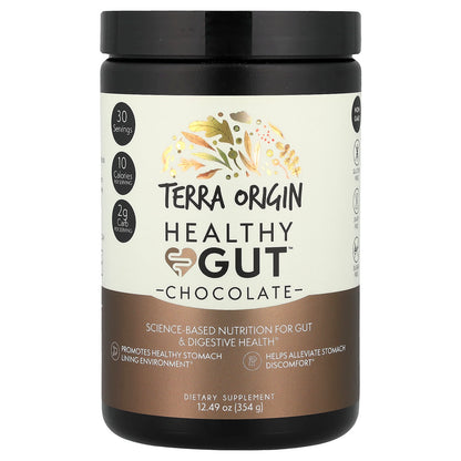 Terra Origin Healthy Gut, Chocolate, 354 g (12.49 oz)