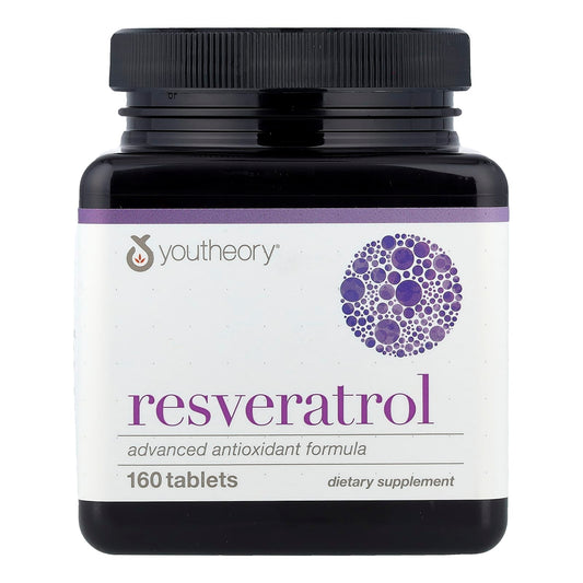 Youtheory Resveratrol Advanced Formula, 160 Tablets
