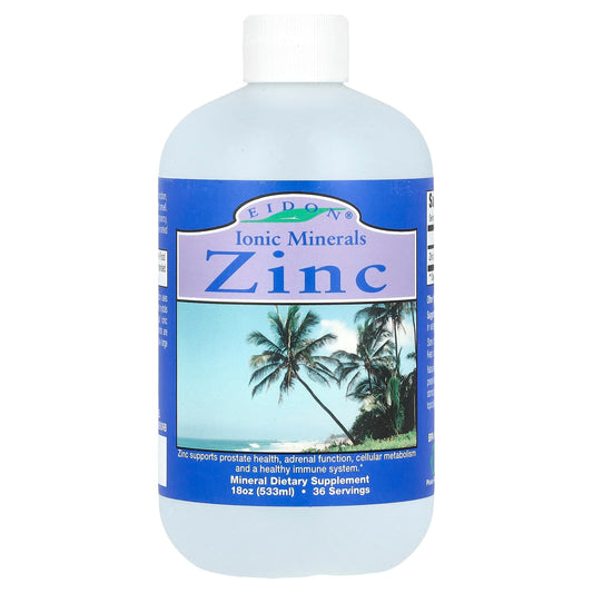 Eidon Ionic Minerals Liquid Zinc, 533 ml (18 oz), 7.5 mg per Serving