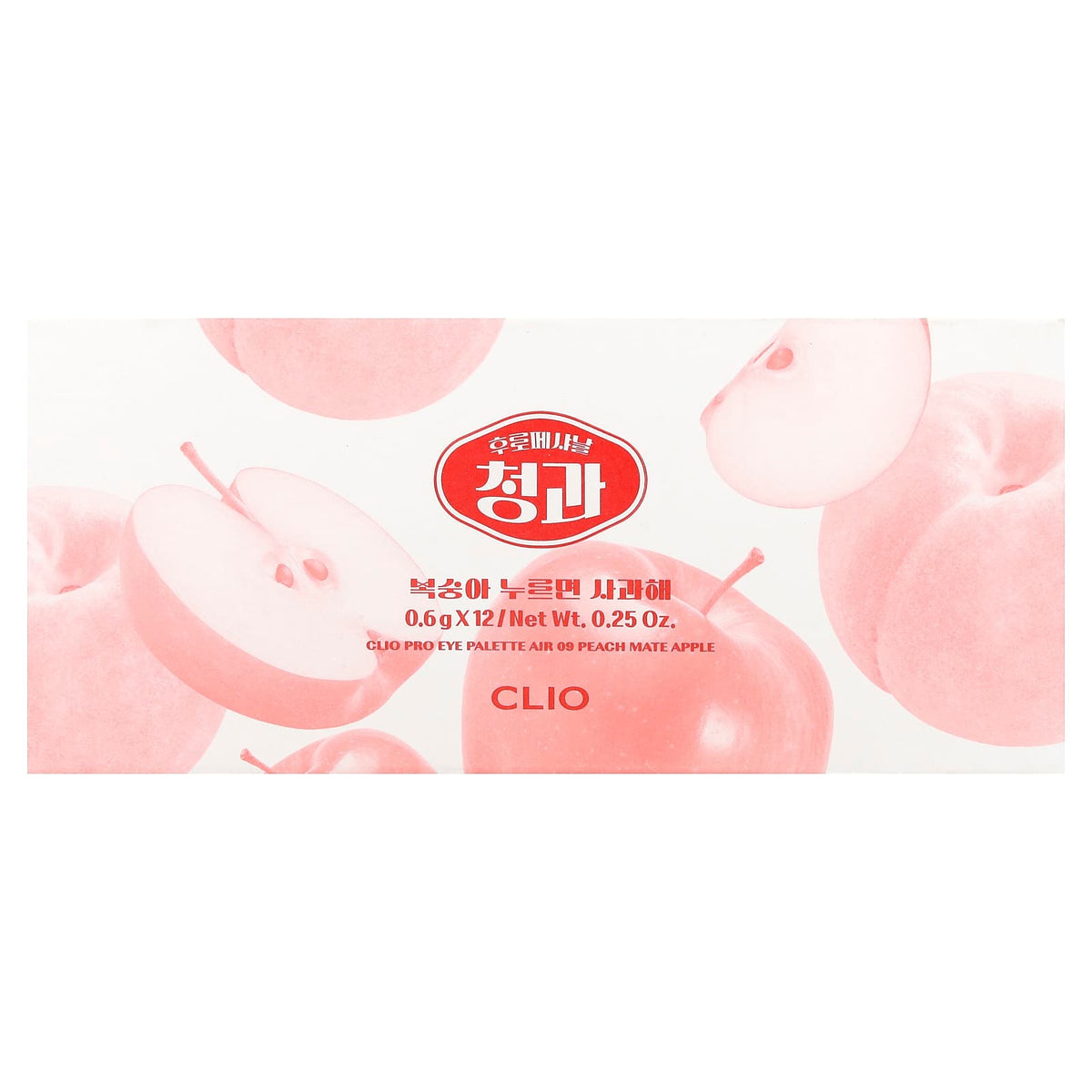 Clio Pro Eye Palette Air 09 Peach Mate Apple 12 Colours - view 2