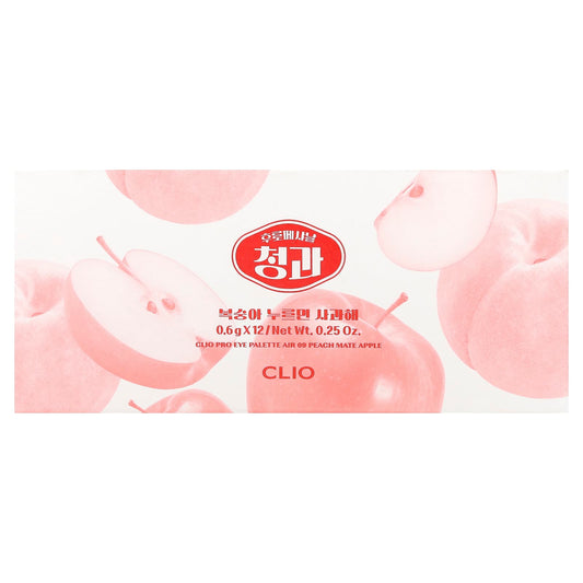 Clio Pro Eye Palette Air 09 Peach Mate Apple 12 Colours - view 2