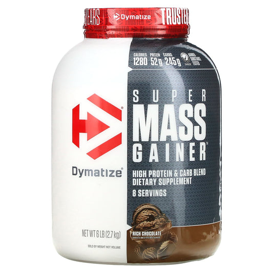 Dymatize Super Mass Gainer, Rich Chocolate, 2.7 kg (6 lb)