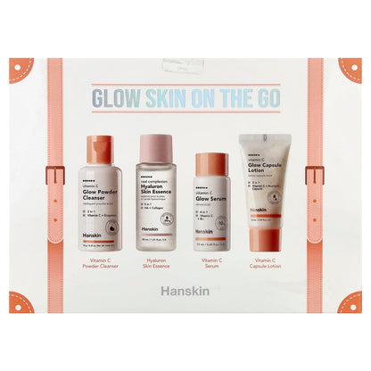 Hanskin Glow Skin On the Go Skincare Set, 4 Piece Set - view 2
