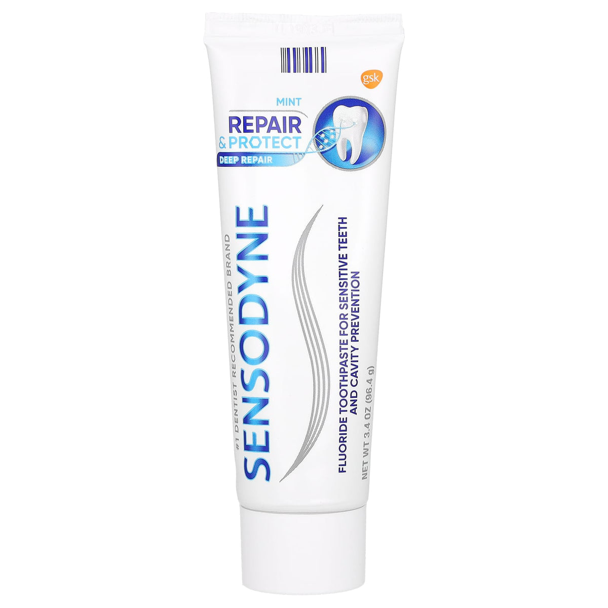 Sensodyne Repair & Protect Toothpaste for Sensitive Teeth, Mint, 96.4 g