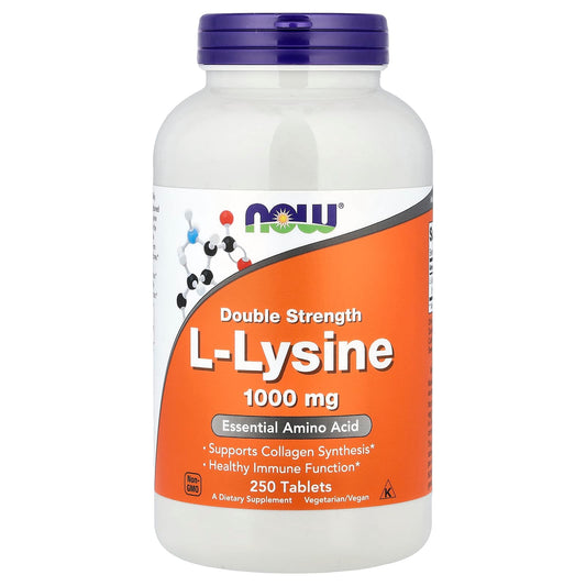 NOW Foods L-Lysine 1,000 mg 250 Tablets