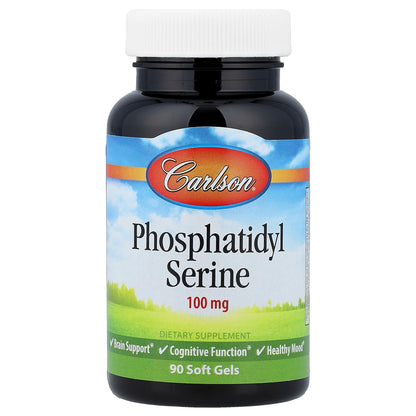 Carlson Phosphatidyl Serine 100 mg, 90 Soft Gels