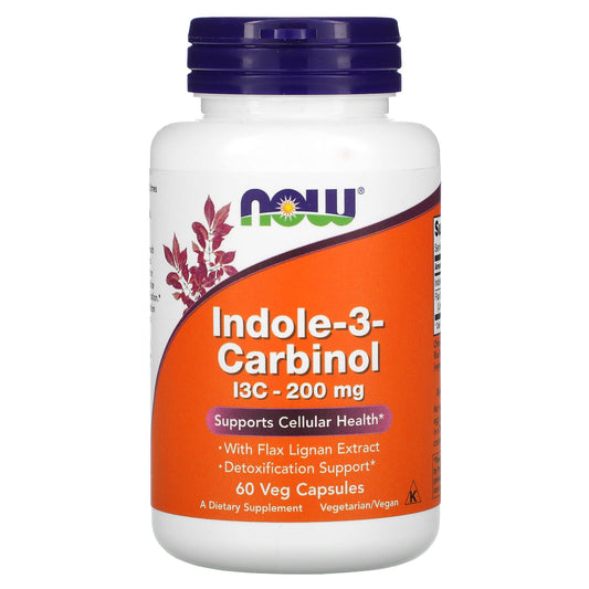 NOW Foods Indole-3-Carbinol, 60 Veg Capsules