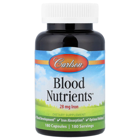 Carlson Blood Nutrients 180 Capsules