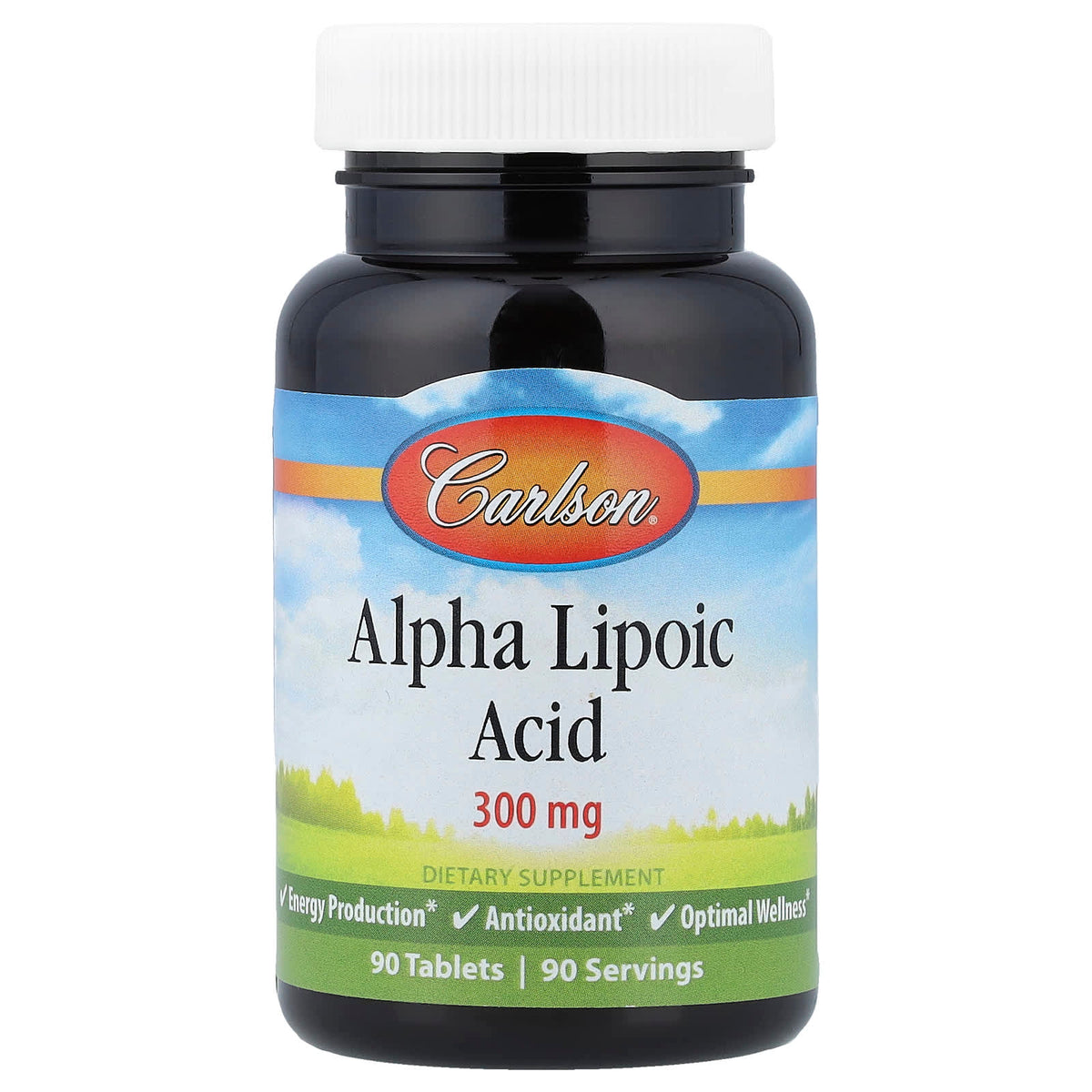Carlson Alpha Lipoic Acid 300 mg, 90 Tablets — product view