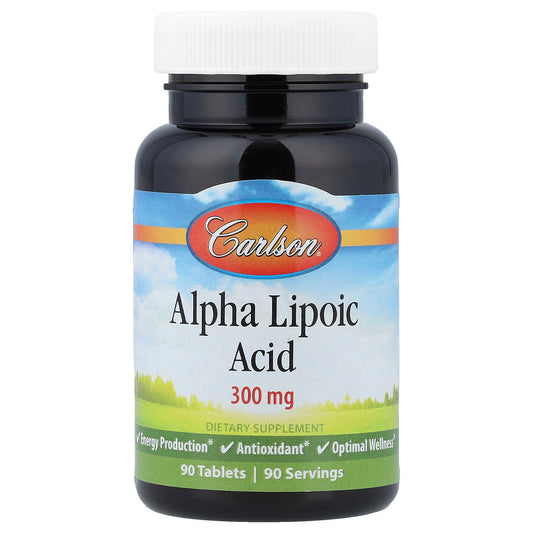Carlson Alpha Lipoic Acid 300 mg, 90 Tablets