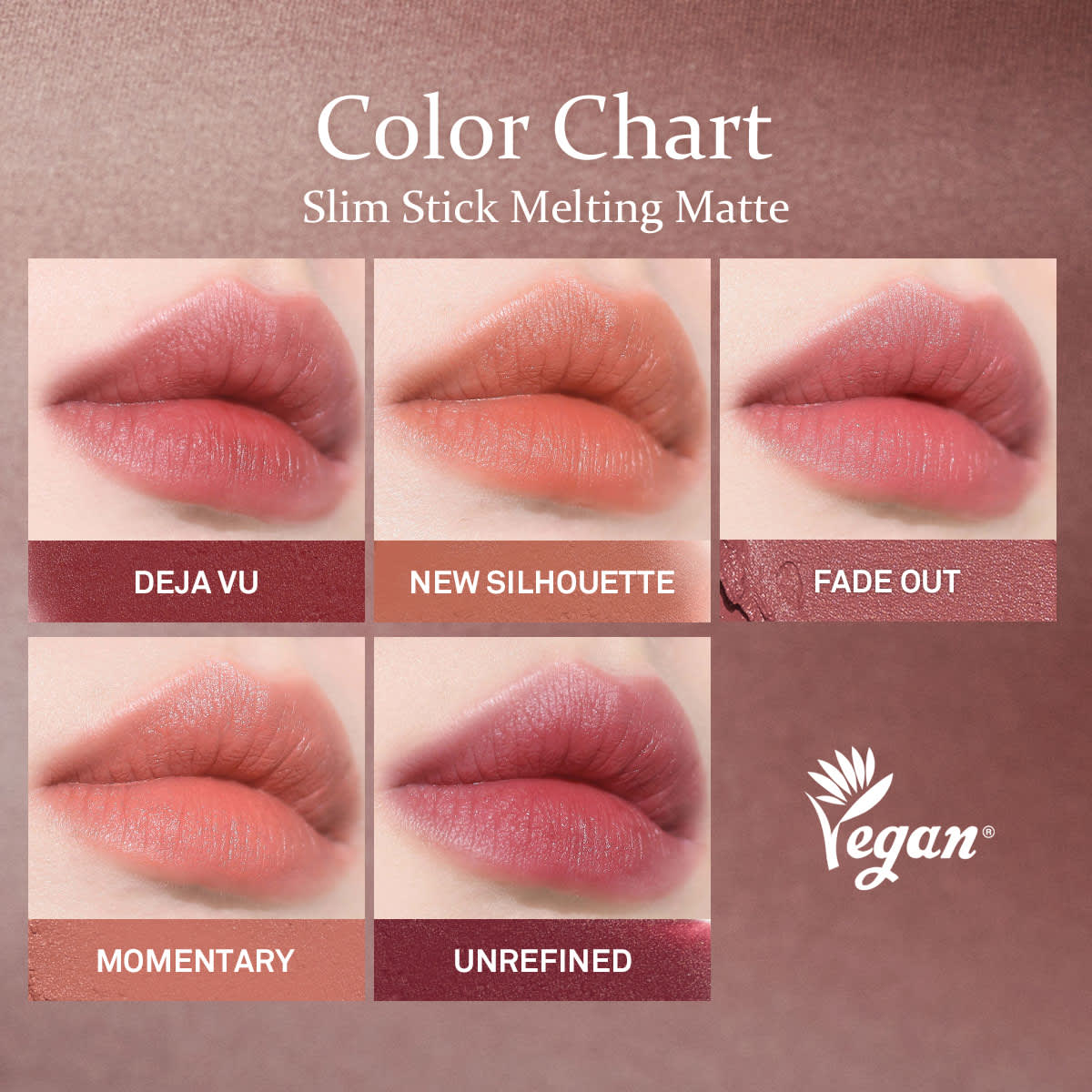 Hince Slim Stick Melting Matte SM001 Deja Vu, 1.6 g - view 6